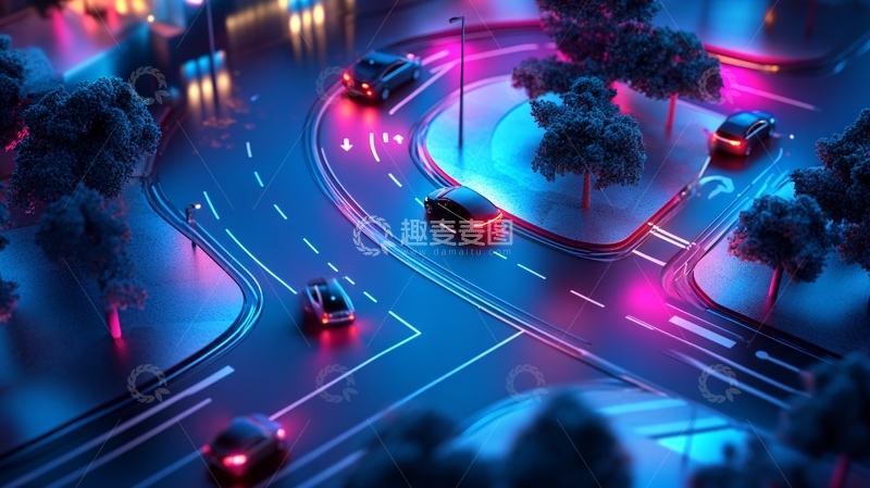 高清大图下载【趣麦麦图】智慧交通