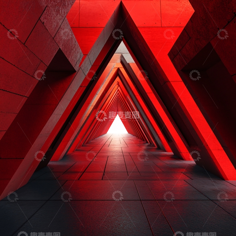 高清大图下载【趣麦麦图】红色高级背景1