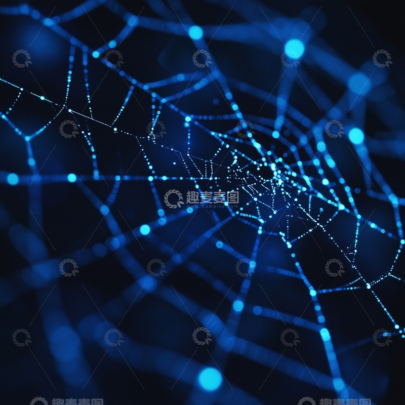 高清大图下载【趣麦麦图】高清蜘蛛网背景