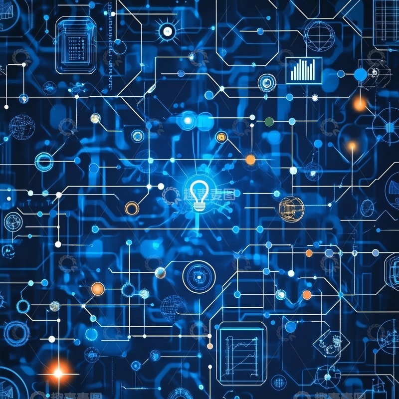 高清大图下载【趣麦麦图】科技背景素材科技素材