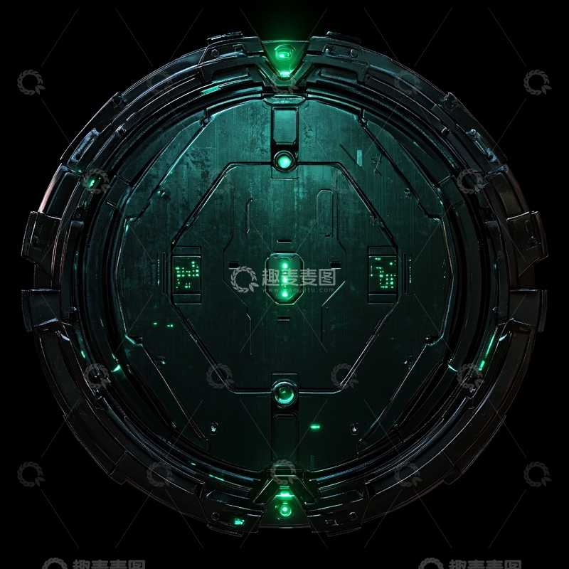 高清大图下载【趣麦麦图】科技感按钮