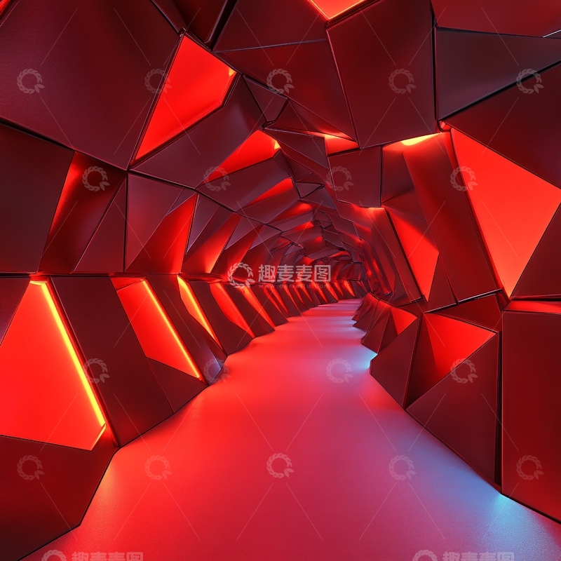 高清大图下载【趣麦麦图】前卫风格立体感背景3