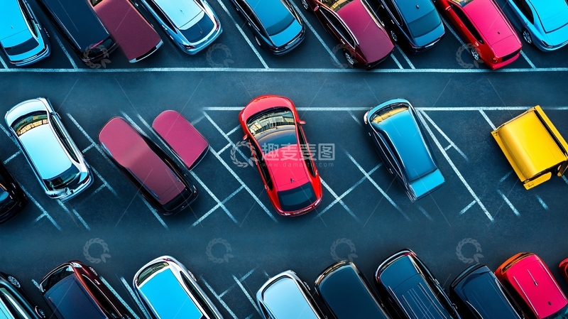 高清大图下载【趣麦麦图】车位素材