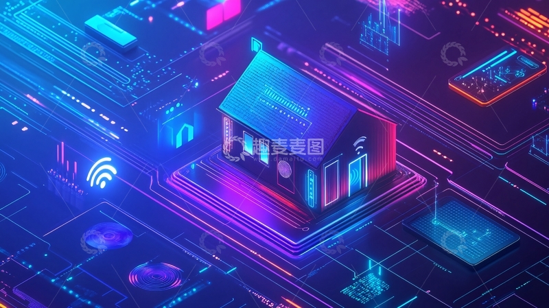 高清大图下载【趣麦麦图】智能家居仪表板3