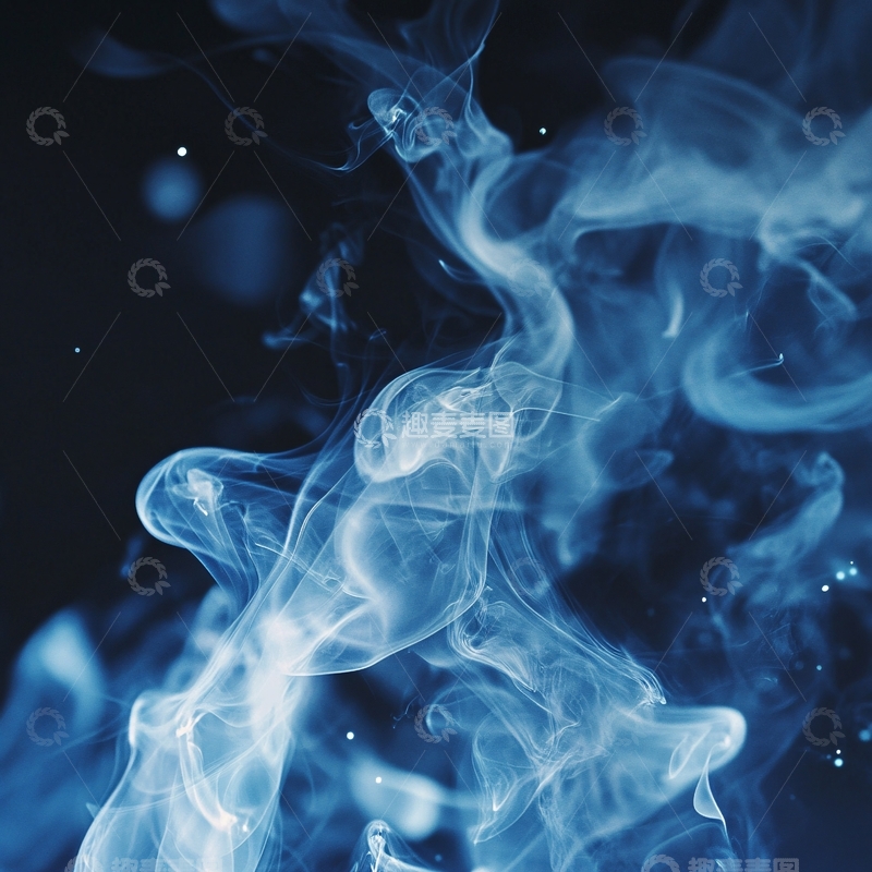 高清大图下载【趣麦麦图】复杂烟雾动感曲线