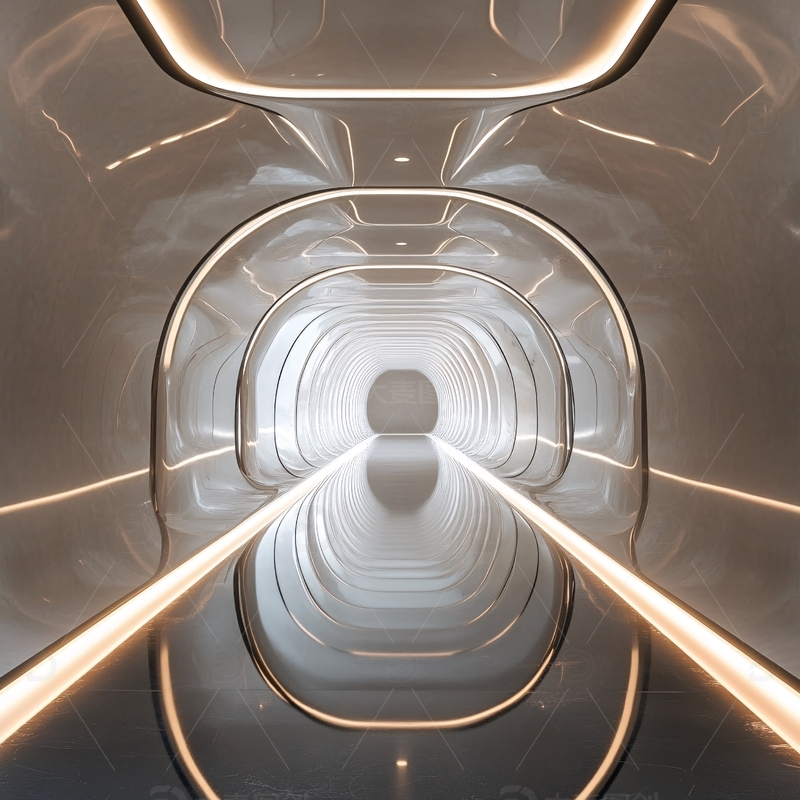 高清大图下载【趣麦麦图】科幻隧道5