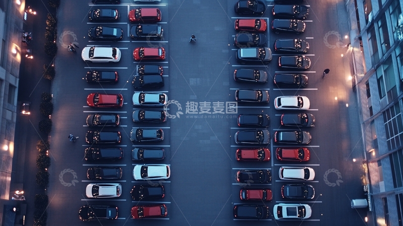 高清大图下载【趣麦麦图】唯美停车场1