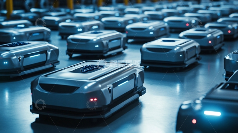 高清大图下载【趣麦麦图】物流自动化