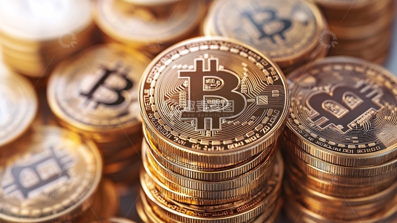 高清大图下载【趣麦麦图】比特币虚拟币货币