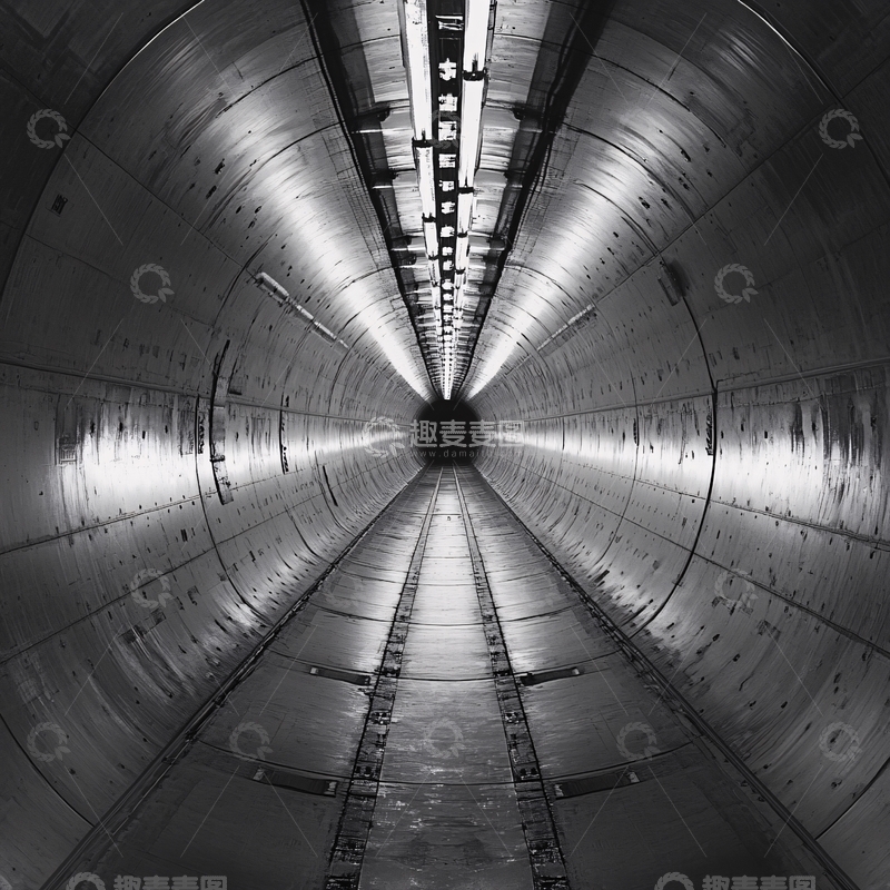 高清大图下载【趣麦麦图】科技隧道空间