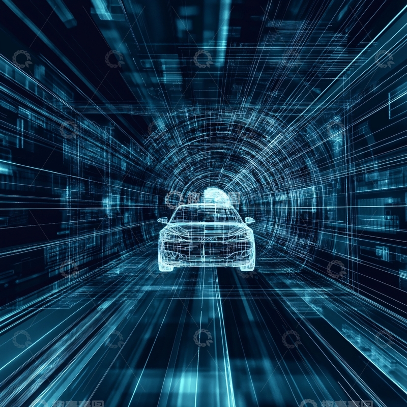 高清大图下载【趣麦麦图】汽车科技背景6