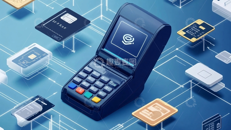 高清大图下载【趣麦麦图】移动支付零售终端6