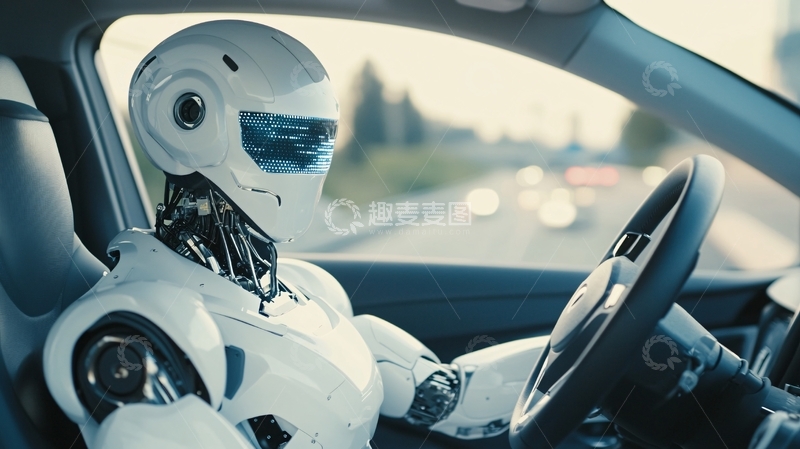 高清大图下载【趣麦麦图】车载人工智能