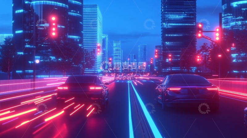 高清大图下载【趣麦麦图】现代快速交通2