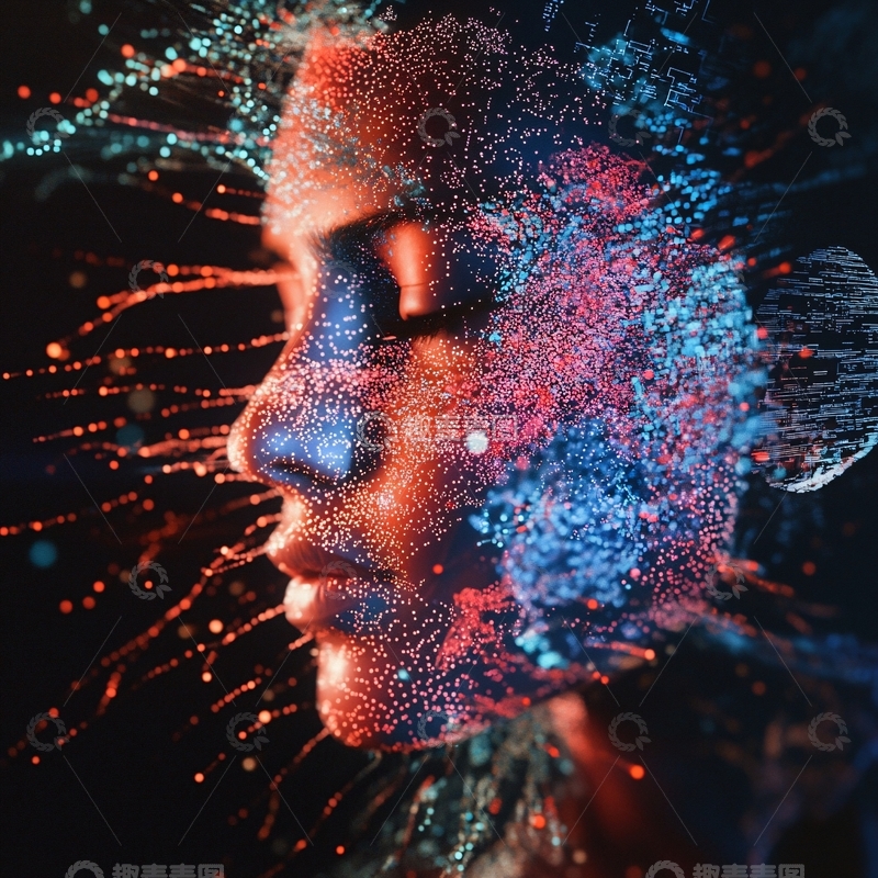 高清大图下载【趣麦麦图】虚拟的脸2