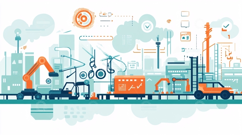 高清大图下载【趣麦麦图】制造业插画3