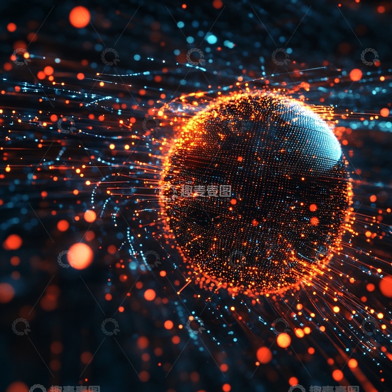 高清大图下载【趣麦麦图】科技星球主视觉科技1