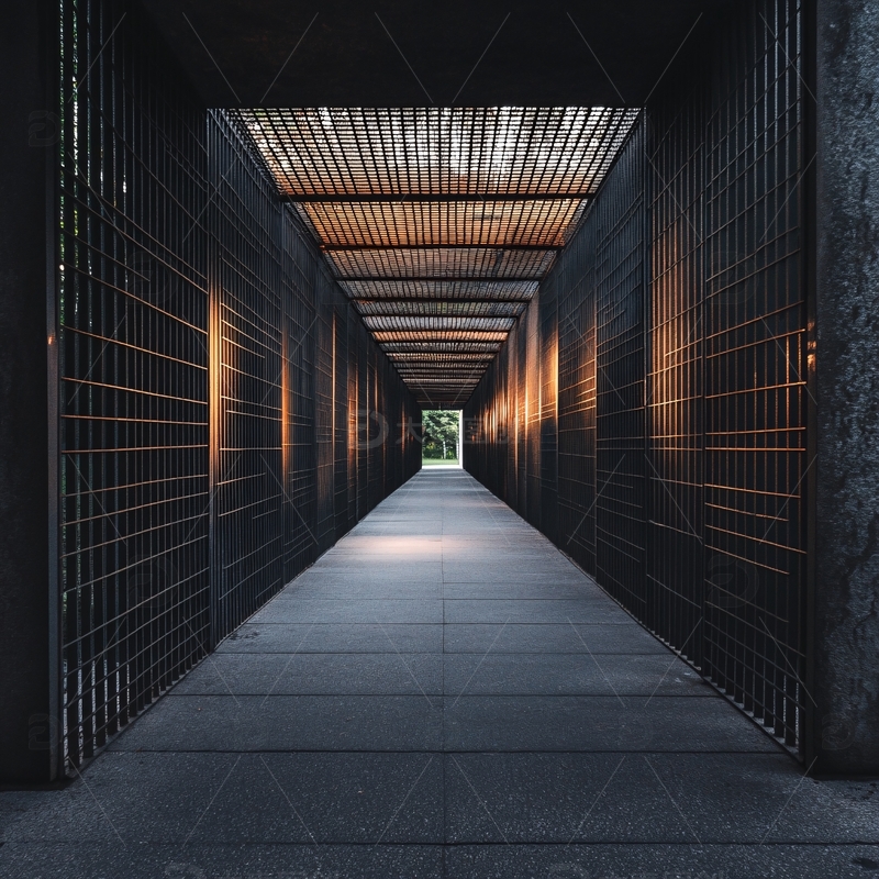 高清大图下载【趣麦麦图】光影走廊12