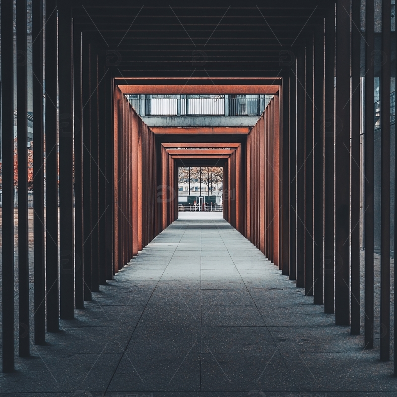 高清大图下载【趣麦麦图】艺术钢廊