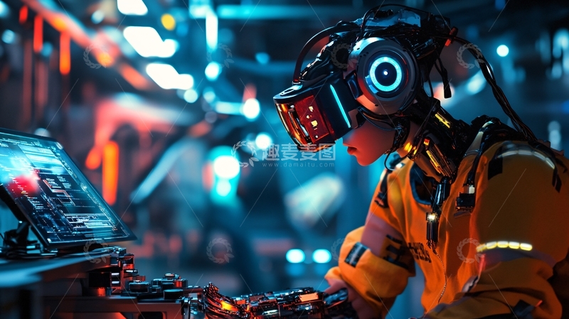 高清大图下载【趣麦麦图】元宇宙智能科技