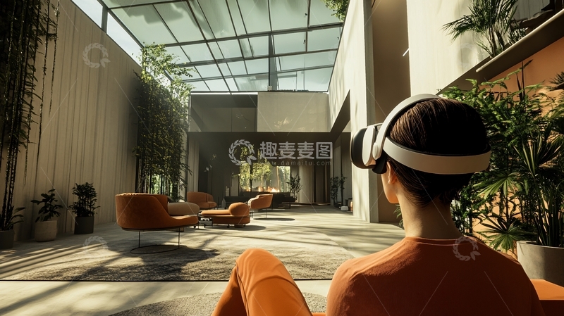 高清大图下载【趣麦麦图】虚拟现实科技展示