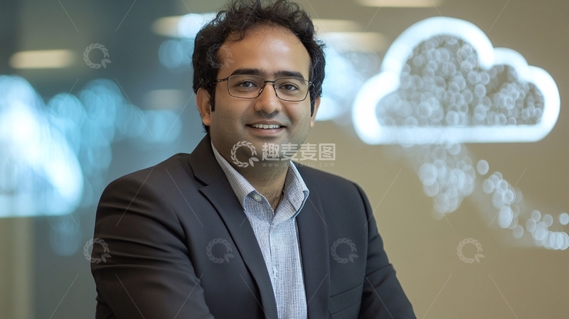 高清大图下载【趣麦麦图】云计算咨询