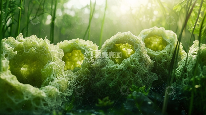 高清大图下载【趣麦麦图】竹荪胜瓜1