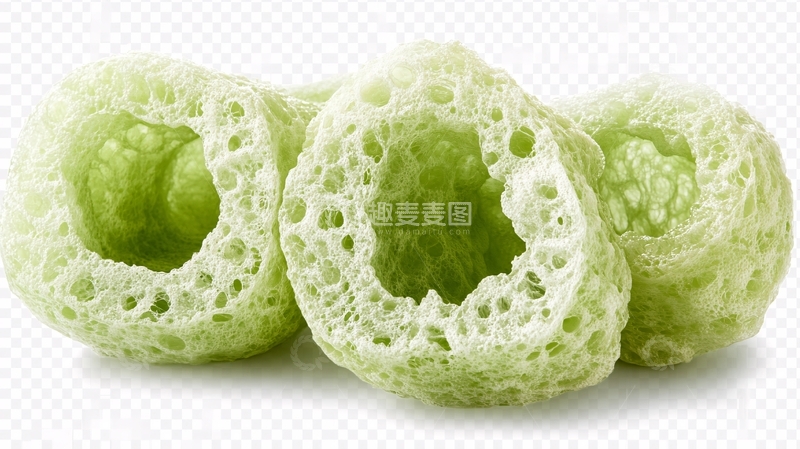 高清大图下载【趣麦麦图】丝瓜洗碗海绵1