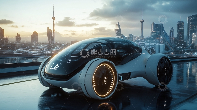 高清大图下载【趣麦麦图】现代科技酷车一族3