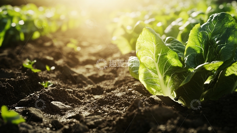 高清大图下载【趣麦麦图】阳光下的青菜51