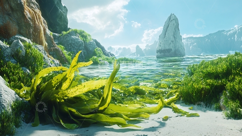 高清大图下载【趣麦麦图】-深海巨藻1