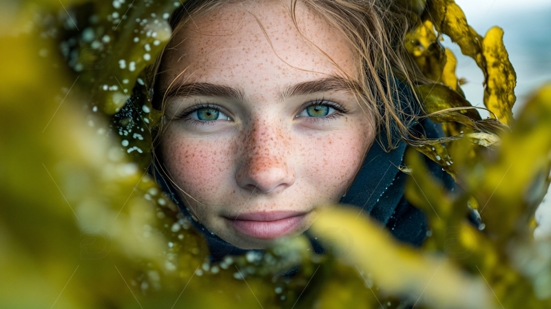 高清大图下载【趣麦麦图】满脸雀斑的儿童