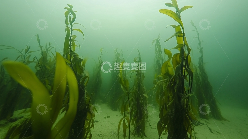高清大图下载【趣麦麦图】水下植物根系