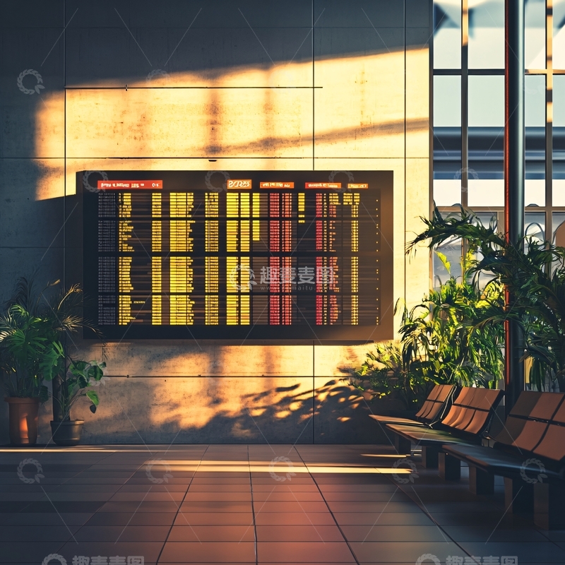 高清大图下载【趣麦麦图】买票窗口信息板