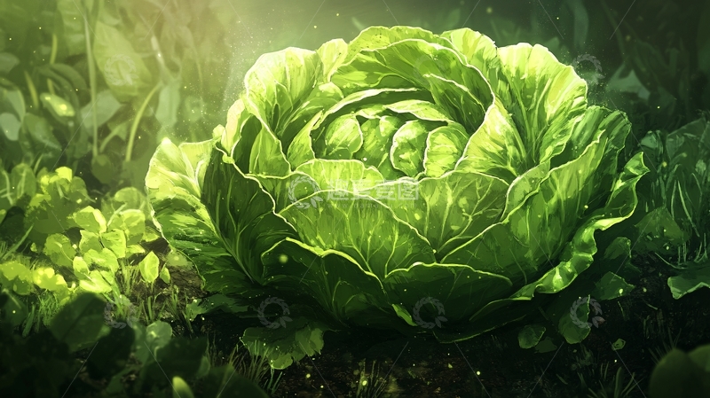 高清大图下载【趣麦麦图】卷心菜广告图2