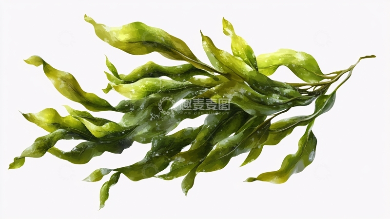高清大图下载【趣麦麦图】插画海带1