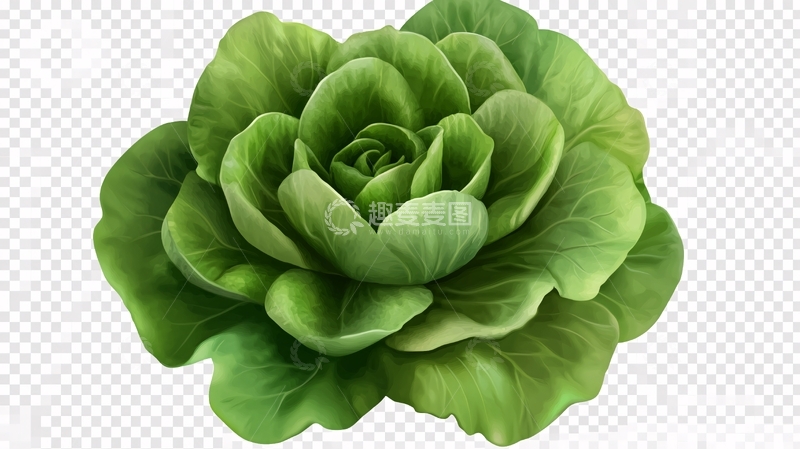高清大图下载【趣麦麦图】卷心菜插画12