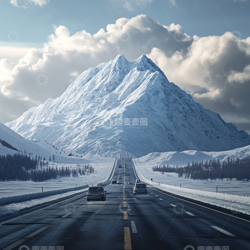 高清大图下载【趣麦麦图】北方道路设计1