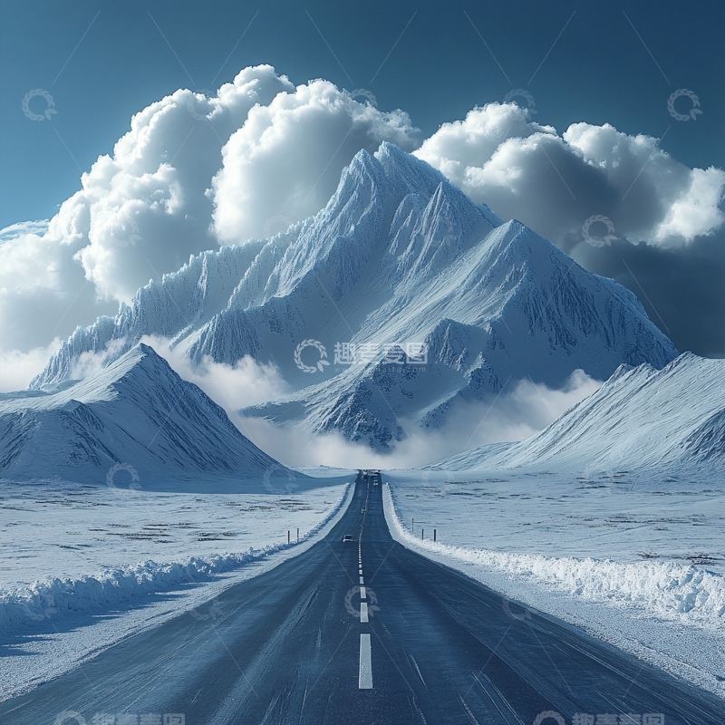 高清大图下载【趣麦麦图】北方道路设计