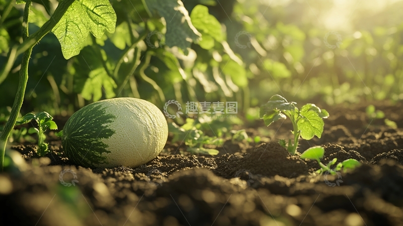 高清大图下载【趣麦麦图】生长的瓜果
