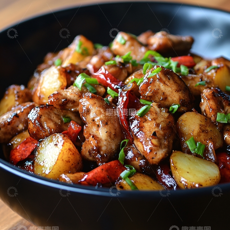 高清大图下载【趣麦麦图】小土豆鸡胗