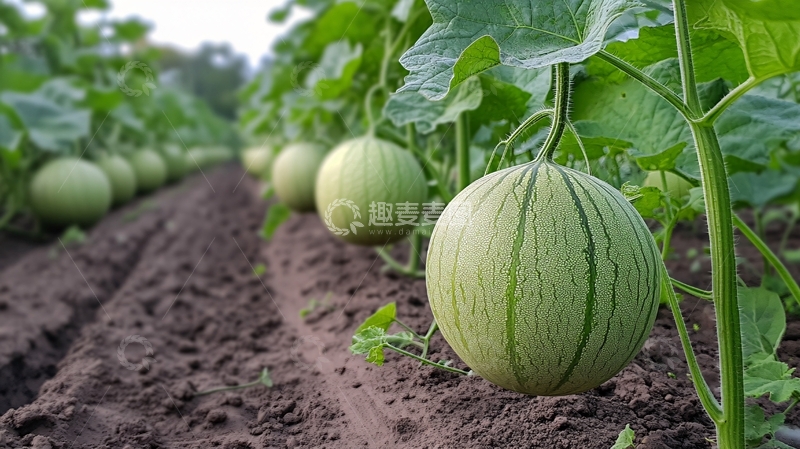 高清大图下载【趣麦麦图】西甜瓜种植