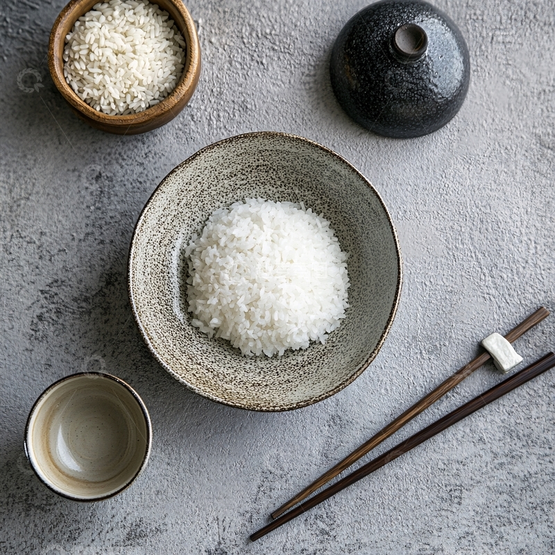 高清大图下载【趣麦麦图】低糖大米寿司米