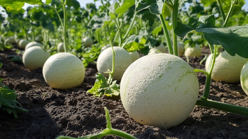 高清大图下载【趣麦麦图】田间西甜瓜3