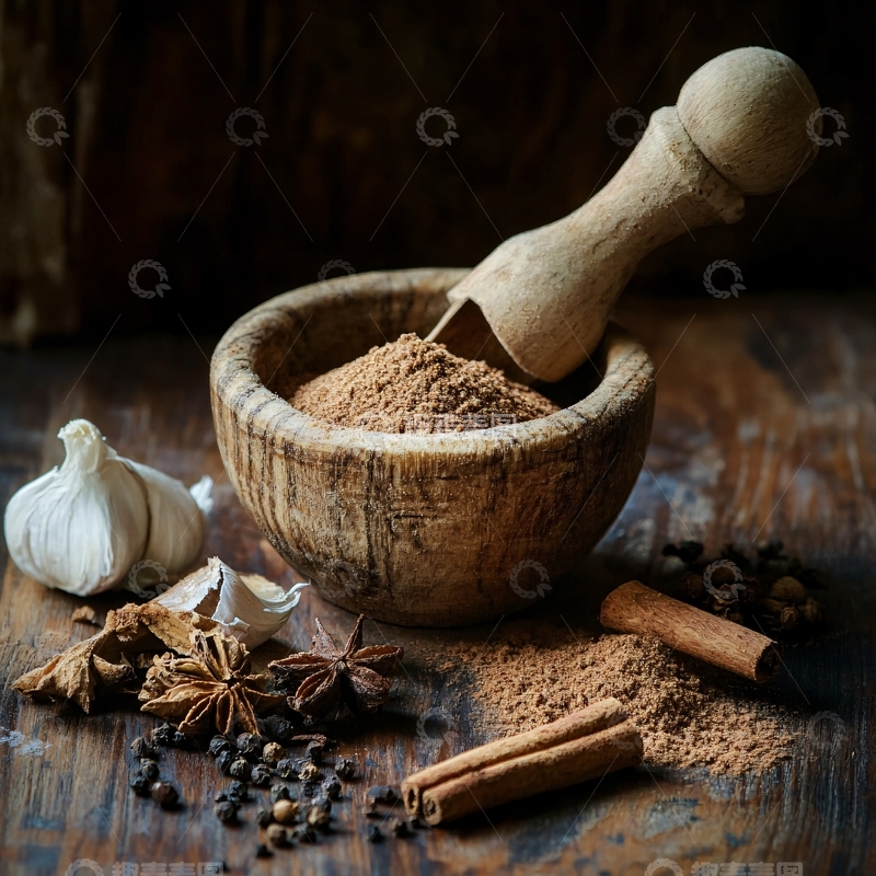 高清大图下载【趣麦麦图】肉桂粉调味品配料
