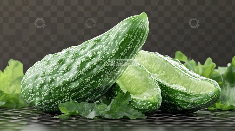高清大图下载【趣麦麦图】荷兰小黄瓜原素材1