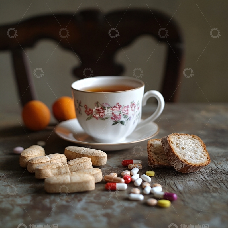 高清大图下载【趣麦麦图】下午茶休闲时光