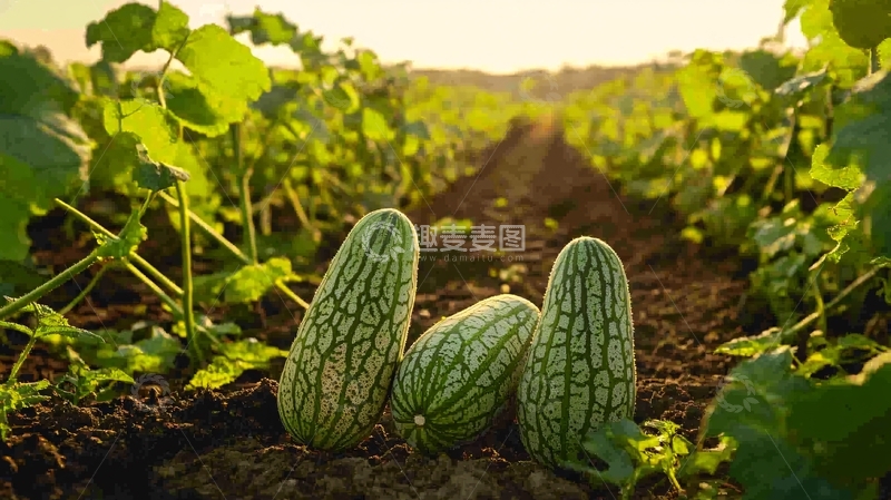 高清大图下载【趣麦麦图】高清瓜地14