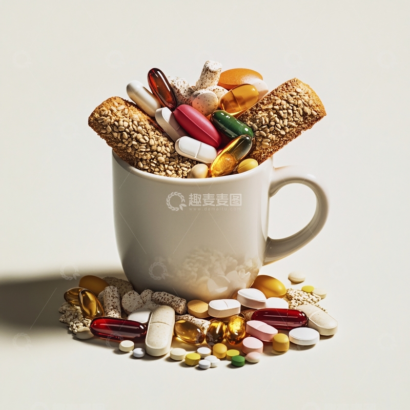 高清大图下载【趣麦麦图】医药素材保健药品