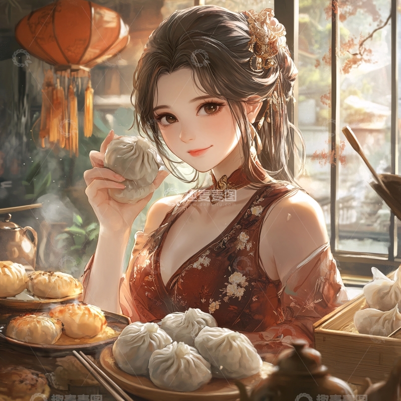 高清大图下载【趣麦麦图】厚涂头像